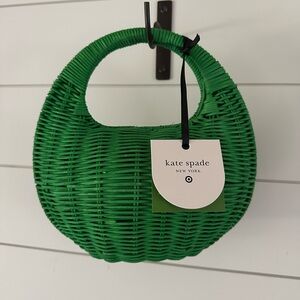 Kate Spade Green Woven Handbag